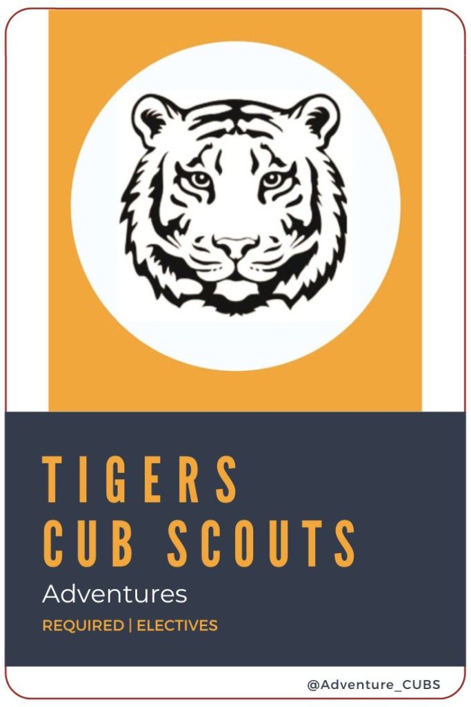 The Tiger Rank Adventures are required (along with an elective) to earn the tiger rank for cub scouts in first grade.