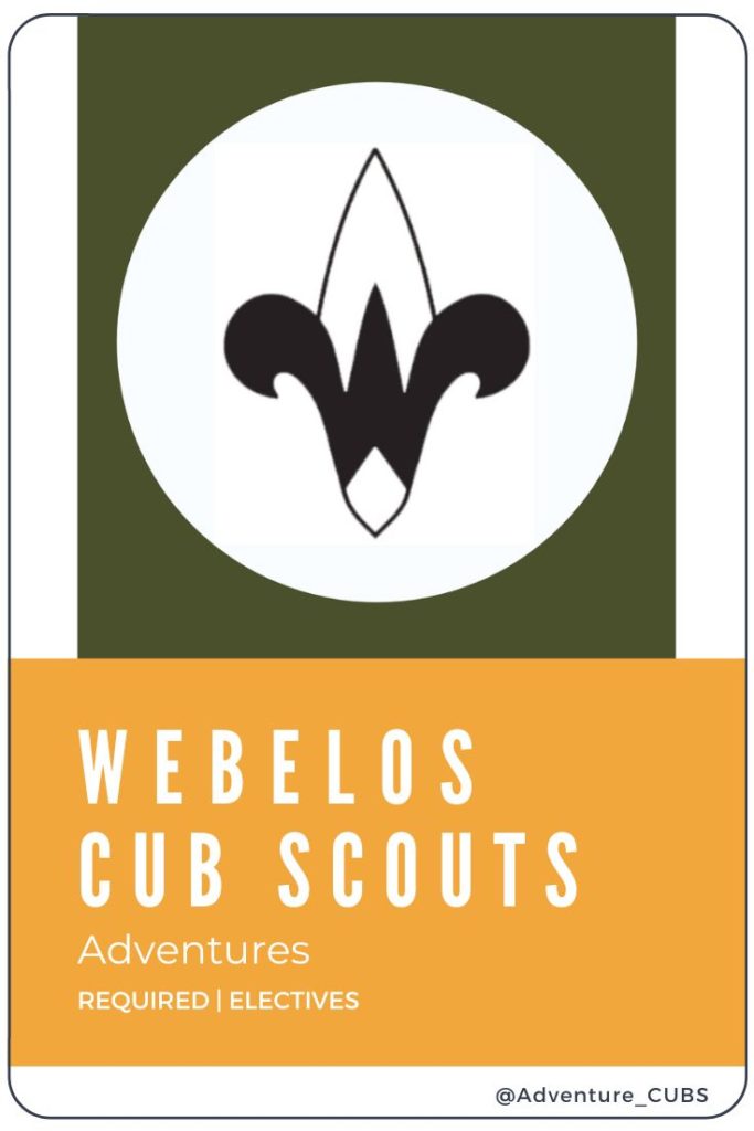 Webelos Electives for Cub Scouts entering fourth grade in the fall of their program year.