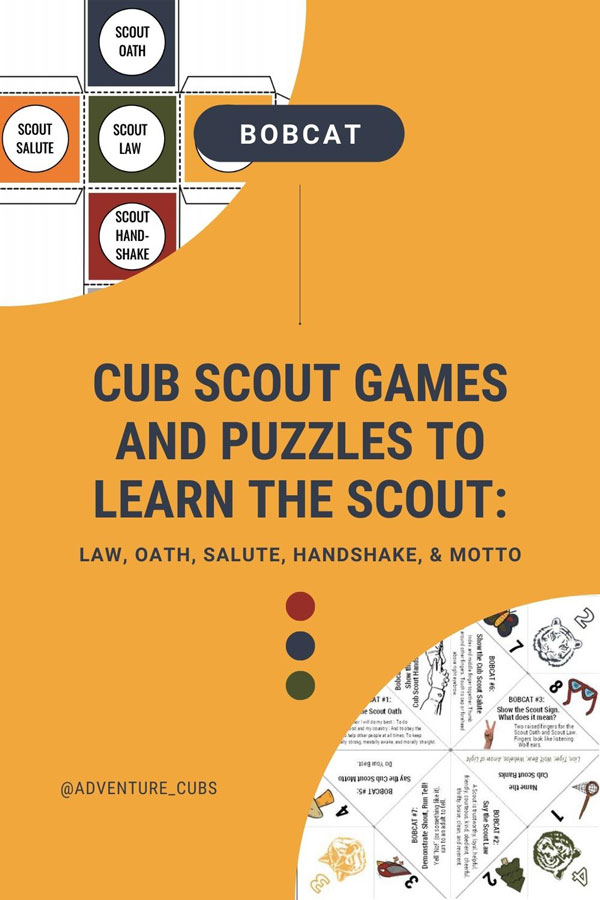 Bobcat requirements for Cub Scouts