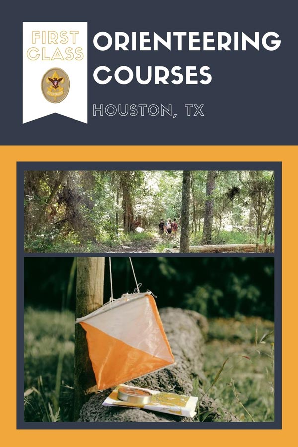 Orienteering Courses around Houston - seven great options for earning your First Class rank or just having fun!